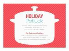 55 Printable Potluck Flyer Template For Free with Potluck Flyer Template