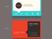 55 Report Business Card Template Red Blue in Word by Business Card Template Red Blue