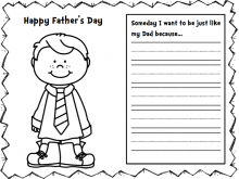 55 Report Father S Day Card Template For Preschool Formating for Father S Day Card Template For Preschool