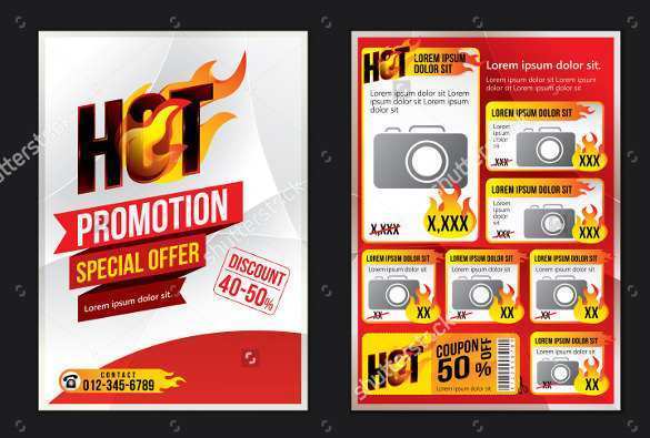 55 Standard Coupon Flyer Template PSD File by Coupon Flyer Template
