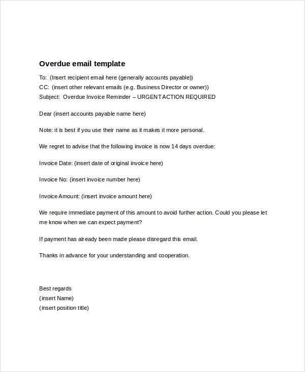 55 Standard Email Template Unpaid Invoice Layouts with Email Template Unpaid Invoice