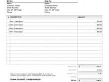 55 Standard Landscape Invoice Template Excel Download with Landscape Invoice Template Excel