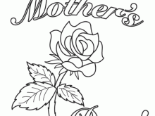55 Standard Mother Day Card Template To Color Download with Mother Day Card Template To Color