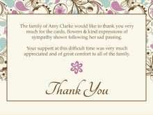 55 Standard Thank You Card Template Sympathy in Word by Thank You Card Template Sympathy
