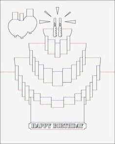 55 The Best Kirigami Birthday Card Template For Free by Kirigami Birthday Card Template