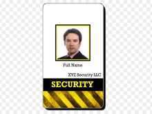 55 The Best Security Guard Id Card Template for Ms Word by Security Guard Id Card Template