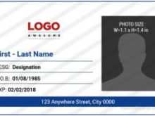 55 The Best Security Guard Id Card Template for Ms Word with Security Guard Id Card Template