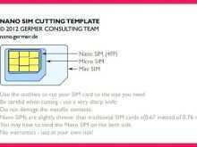 Micro Sim Card Cut Out Template