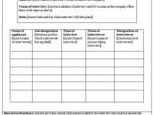 56 Best Interview Schedule Template Research Layouts for Interview Schedule Template Research