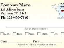 56 Best Medical Appointment Card Template Free Layouts with Medical Appointment Card Template Free