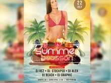 56 Best Summer Flyer Template Free Maker with Summer Flyer Template Free