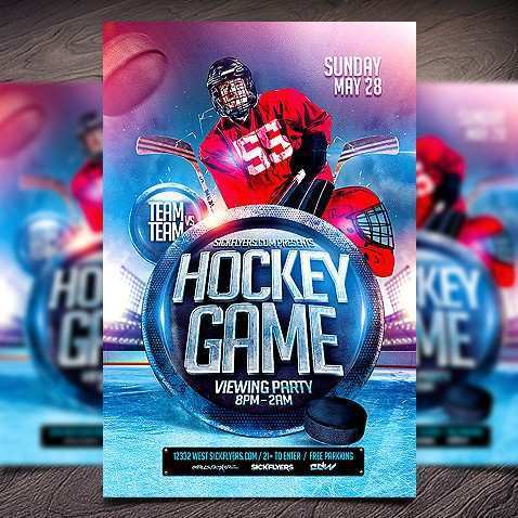 56 Blank Free Hockey Flyer Template Templates for Free Hockey Flyer Template