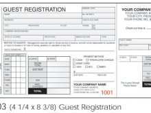 56 Blank Hotel Registration Card Template Free Now with Hotel Registration Card Template Free