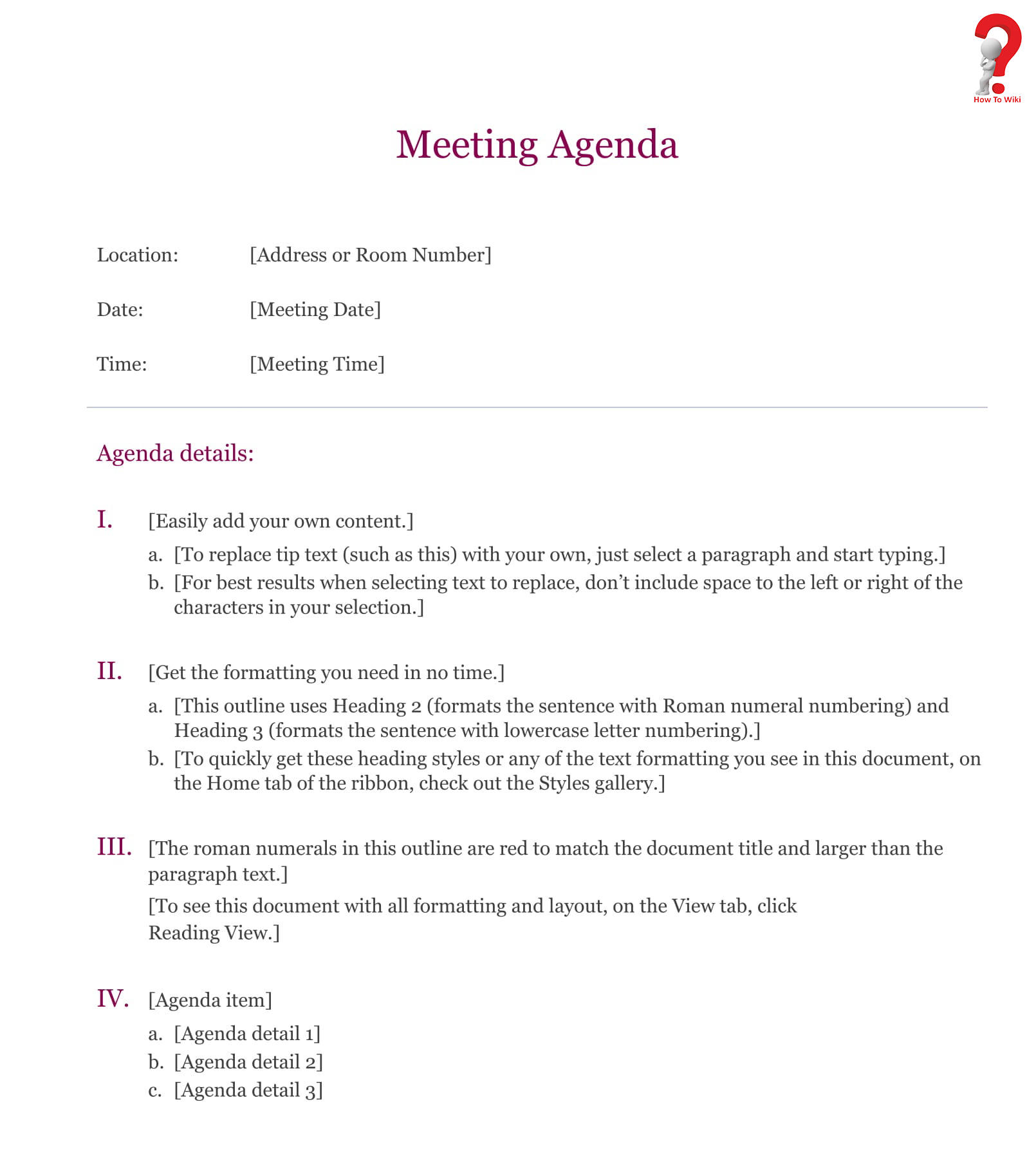 56 Blank Iep Meeting Agenda Template Photo with Iep Meeting Agenda Template