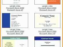 56 Blank Setting Up A Business Card Template In Word with Setting Up A Business Card Template In Word