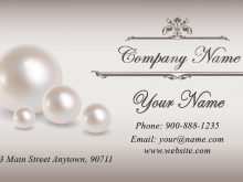 56 Creating Business Card Template For Jewellery in Word for Business Card Template For Jewellery