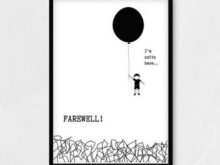 56 Creating Farewell Card Template A4 for Ms Word by Farewell Card Template A4
