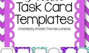 56 Creating Task Card Template Free by Task Card Template Free