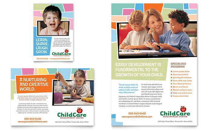 56 Creative Child Care Flyer Templates for Ms Word by Child Care Flyer Templates