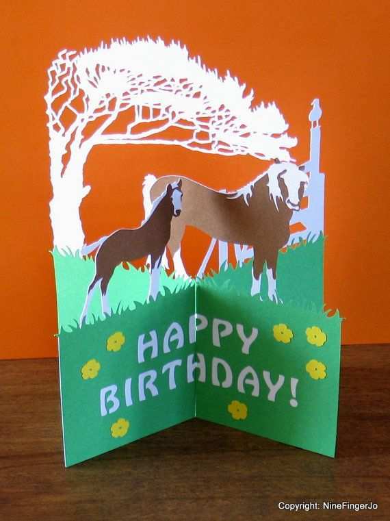 56 Customize Birthday Card Template Horse in Photoshop for Birthday Card Template Horse