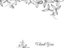 56 Customize Our Free Thank You Card Template Black And White PSD File for Thank You Card Template Black And White