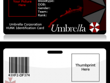 56 Customize Our Free Umbrella Corporation Id Card Template Now for Umbrella Corporation Id Card Template