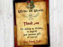 56 Format Harry Potter Thank You Card Template in Photoshop by Harry Potter Thank You Card Template