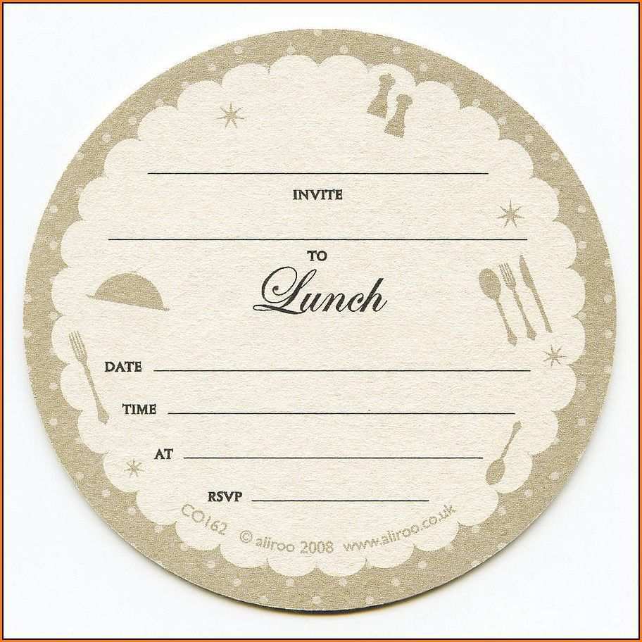 Lunch Invitation Card Template Free FREE PRINTABLE TEMPLATES