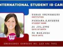 56 Format Student Id Card Template Online Templates with Student Id Card Template Online