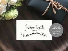 56 Free Guest Name Card Template Formating for Guest Name Card Template