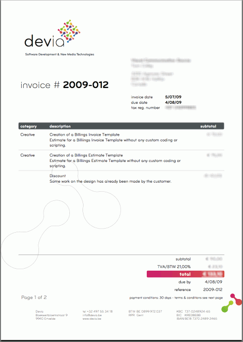 56 Free Invoice Template For Creative Work Layouts for Invoice Template For Creative Work