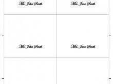56 Free Printable Blank Place Card Template Word Now with Blank Place Card Template Word