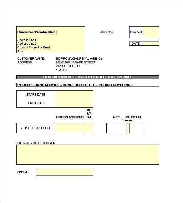 56 Free Printable Freelance Contractor Invoice Template Download for Freelance Contractor Invoice Template