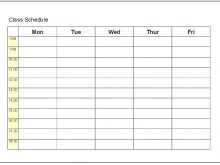 56 How To Create Exercise Class Schedule Template Templates with Exercise Class Schedule Template