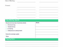 Meeting Agenda Template Harvard