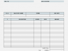 56 Online Blank Invoice Template In Excel Layouts with Blank Invoice Template In Excel