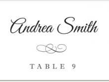 56 Online Wedding Name Place Card Templates for Ms Word for Wedding Name Place Card Templates