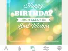 Birthday Card Template App