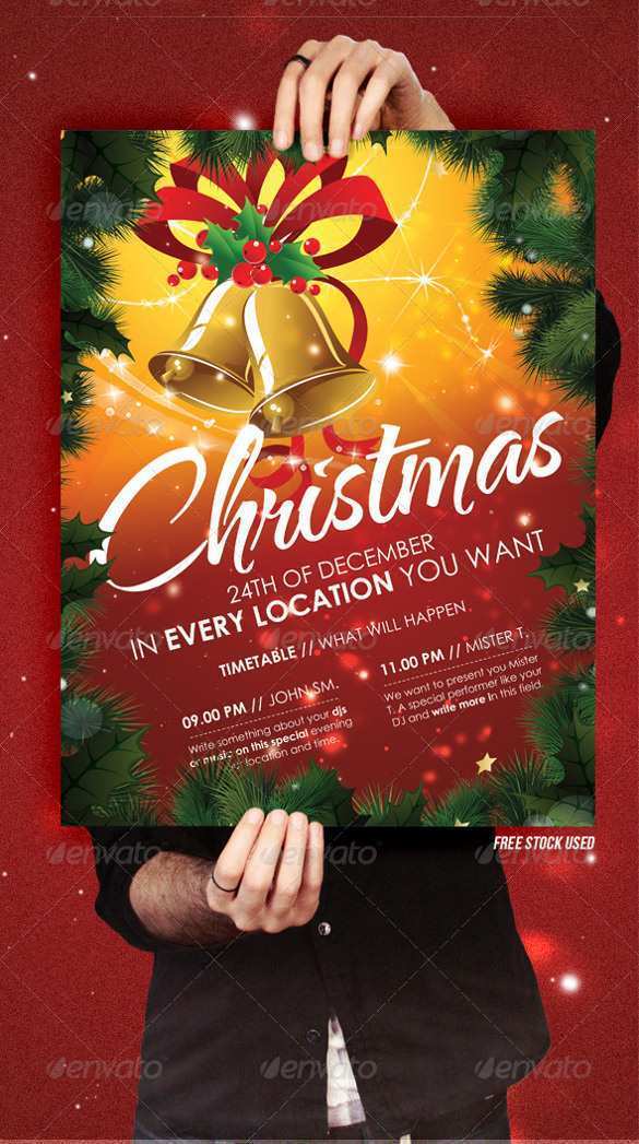 56 Printable Christmas Invitation Flyer Template Free in Word by Christmas Invitation Flyer Template Free