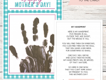 56 Report Mother S Day Handprint Card With Stunning Design for Mother S Day Handprint Card