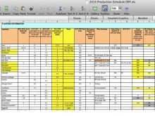56 Report Production Planning Sheet Template 2 in Word by Production Planning Sheet Template 2