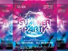 56 Report Summer Party Flyer Template Free PSD File by Summer Party Flyer Template Free