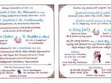 56 Report Wedding Card Templates In Telugu in Word by Wedding Card Templates In Telugu