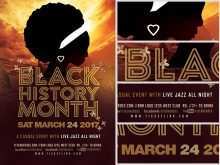 56 Standard Black History Month Flyer Template PSD File with Black History Month Flyer Template
