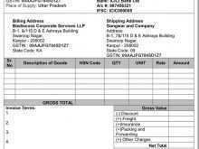 Tax Invoice Format Under Gst