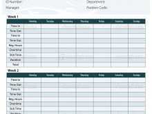 56 Standard Time Card Template In Excel Templates for Time Card Template In Excel