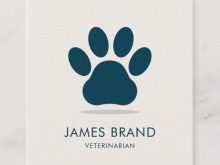 56 The Best Business Card Template Paw Print Now with Business Card Template Paw Print