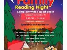 56 The Best Family Reading Night Flyer Template Download by Family Reading Night Flyer Template