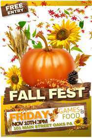 56 The Best Free Printable Fall Festival Flyer Templates With Stunning Design for Free Printable Fall Festival Flyer Templates