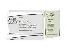 56 Visiting Name Card Template Music Maker by Name Card Template Music